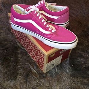 Magenta Classic Vans
